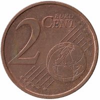 Испания 2 евроцента 2007 год