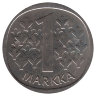 Финляндия 1 марка 1987 год "N" (UNC)