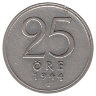 Швеция 25 эре 1944 год 