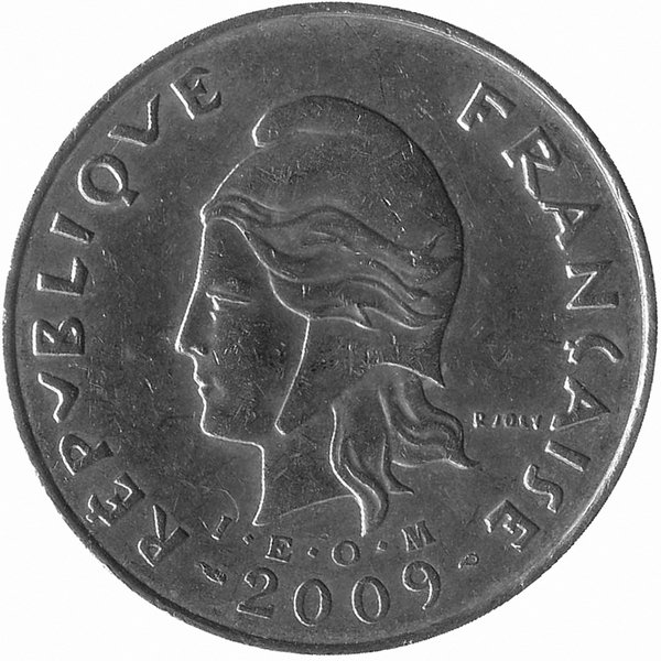 Французская Полинезия 50 франков 2009 год