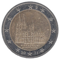 Германия 2 евро 2011 год (G)