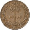 Британская Западная Африка 1 шиллинг 1942 год