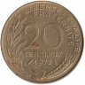 Франция 20 сантимов 1972 год