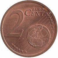 Эстония 2 евроцента 2015 год
