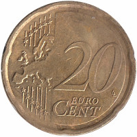 Германия 20 евроцентов 2012 год (D)