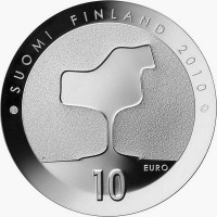Финляндия 10 евро 2010 год (Ээро Сааринен)