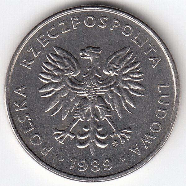 Польша 20 злотых 1989 год