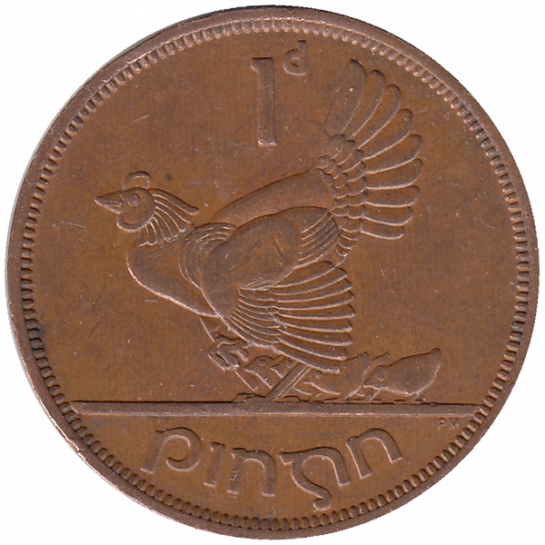 Ирландия 1 пенни 1965 год