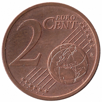 Германия 2 евроцента 2015 год (A)