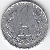Польша 1 злотый 1982 год
