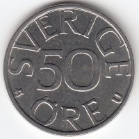 Швеция 50 эре 1981 год