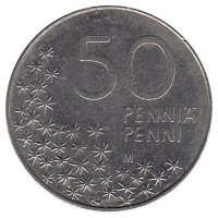 Финляндия 50 пенни 1991 год