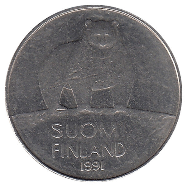 Финляндия 50 пенни 1991 год