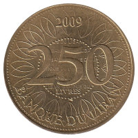 Ливан 250 ливров 2009 год