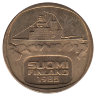 Финляндия 5 марок 1985 год (UNC)