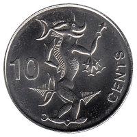 Соломоновы острова 10 центов 2012 год (UNC)