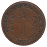 Шри-Ланка (Цейлон) 1 цент 1870 год