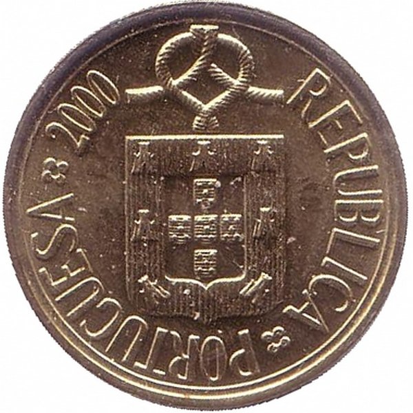 Португалия 1 эскудо 2000 год (UNC)