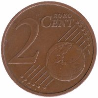 Германия 2 евроцента 2003 год (F)