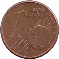 Германия 1 евроцент 2005 год (F)