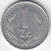 Польша 1 злотый 1984 год