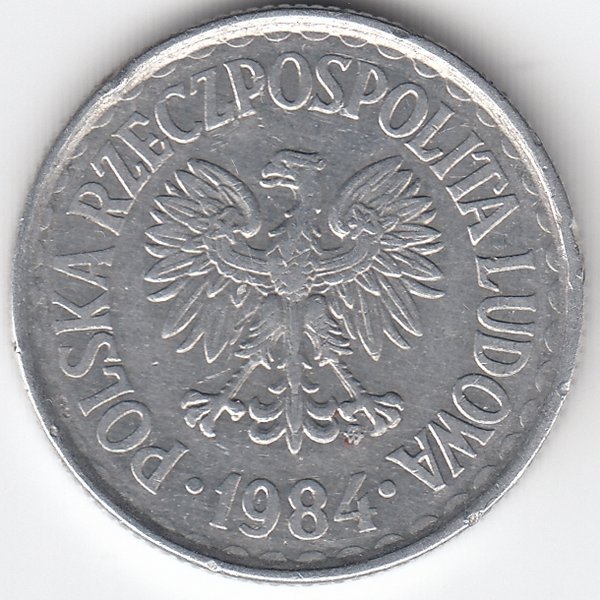 Польша 1 злотый 1984 год