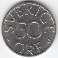 Швеция 50 эре 1982 год