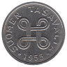 Финляндия 1 марка 1955 год