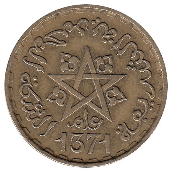 Марокко 10 франков 1952 год