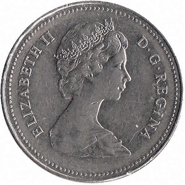 Канада 5 центов 1980 год