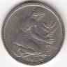 ФРГ 50 пфеннигов 1950 год (D)