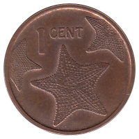 Багамские острова 1 цент 2009 год