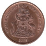 Багамские острова 1 цент 2009 год