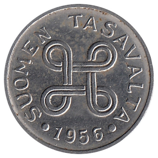 Финляндия 1 марка 1956 год