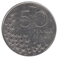Финляндия 50 пенни 1993 год 