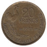 Франция 20 франков 1951 год