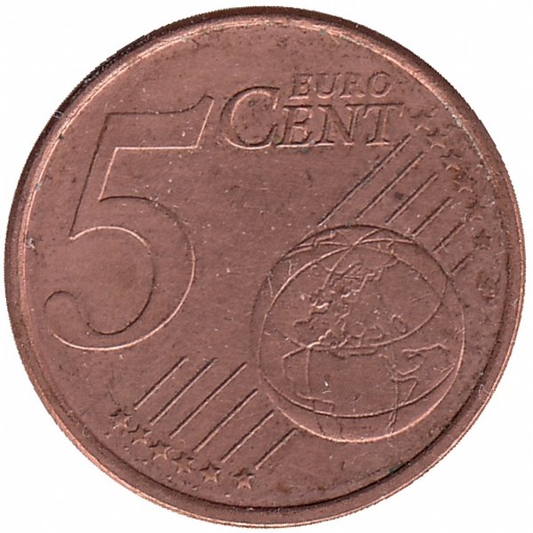 Испания 5 евроцентов 2008 год