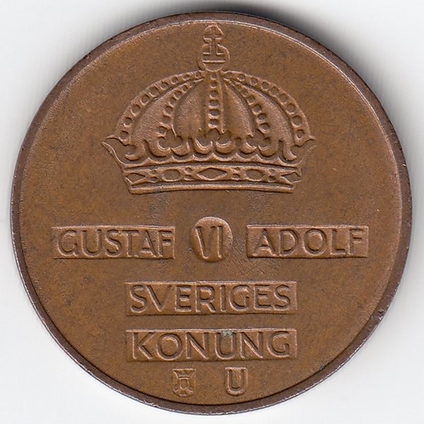 Швеция 5 эре 1969 год