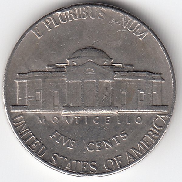 США 5 центов 1974 год