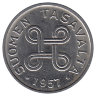 Финляндия 1 марка 1957 год