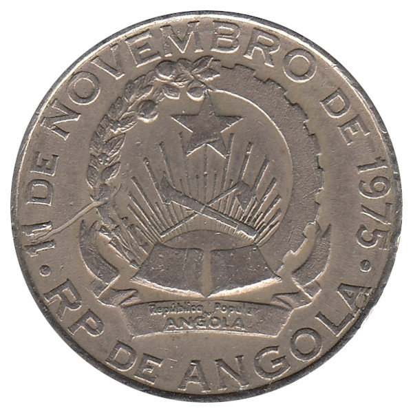 Ангола 5 кванз 1977 год