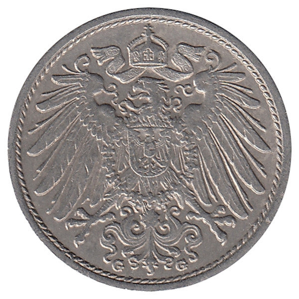 Германия 10 пфеннигов 1912 год (G)