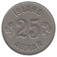 Исландия 25 эйре 1946 год