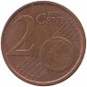 Германия 2 евроцента 2008 год (F)