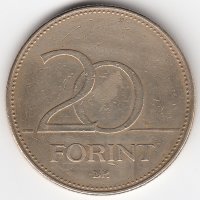 Венгрия 20 форинтов 1995 год