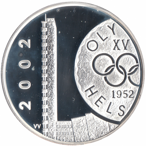Финляндия 10 евро 2002 год (Олимпиада в Хельсинки)