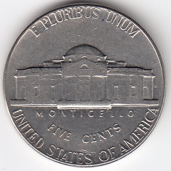 США 5 центов 1976 год
