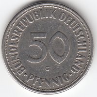 ФРГ 50 пфеннигов 1950 год (G)