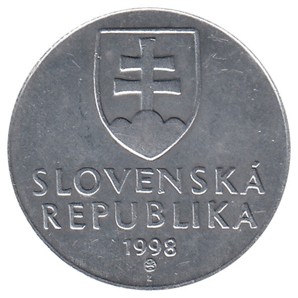Словакия 20 геллеров 1998 год