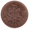 Барбадос 1 цент 1990 год